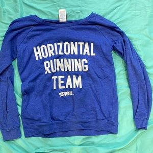 official merch of pitch perfect. horizontal running team